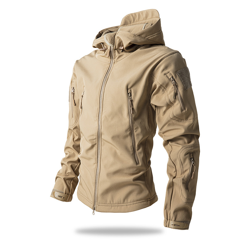 BRANDON softshell jas met capuchon in verschillende kleuren