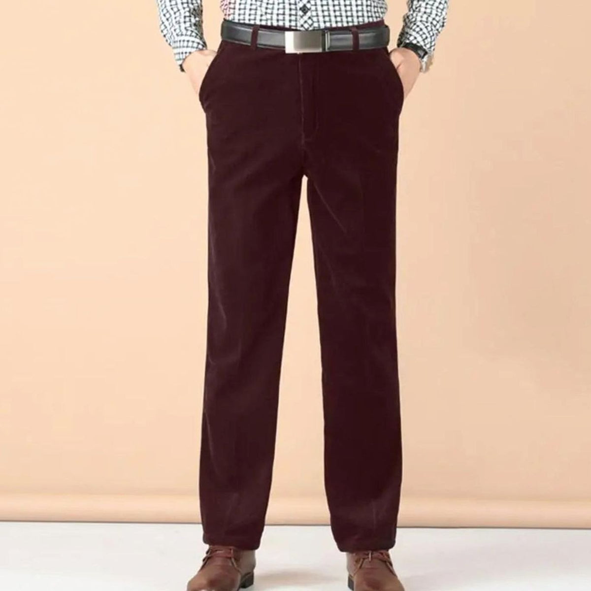 Fluwelen pantalon heren in meerdere kleuren, ideaal voor feestelijke diners