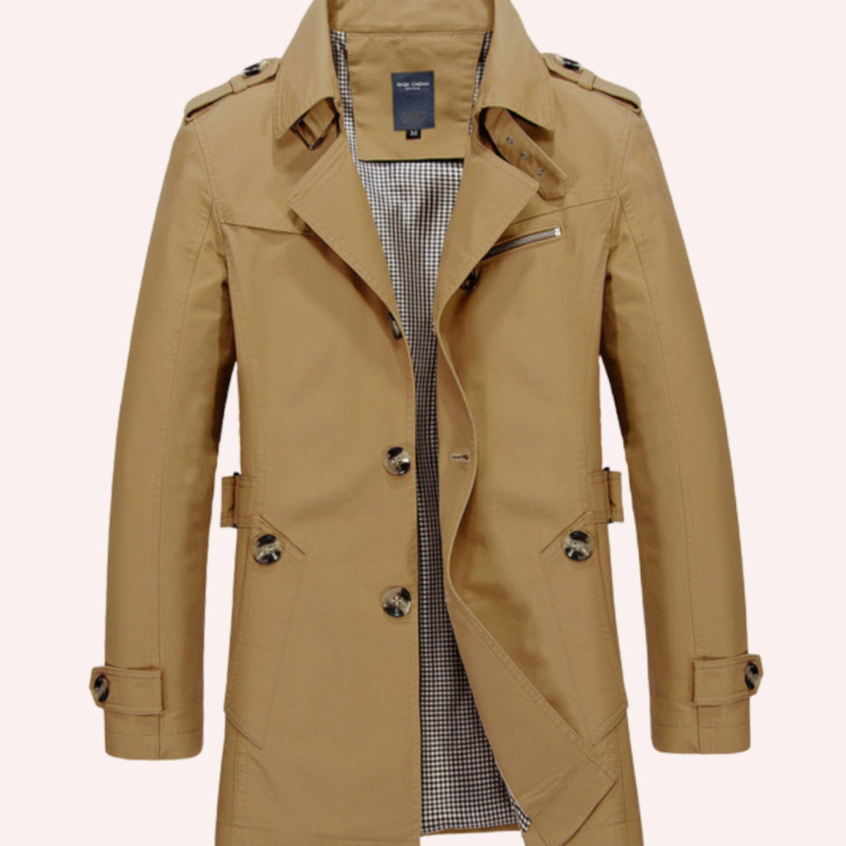 DORIAN jas gecombineerd met overhemd voor een smart casual look
