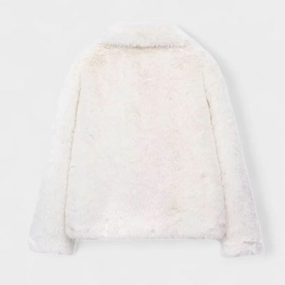 FARIELLE jas in wit voor een fris winters effect