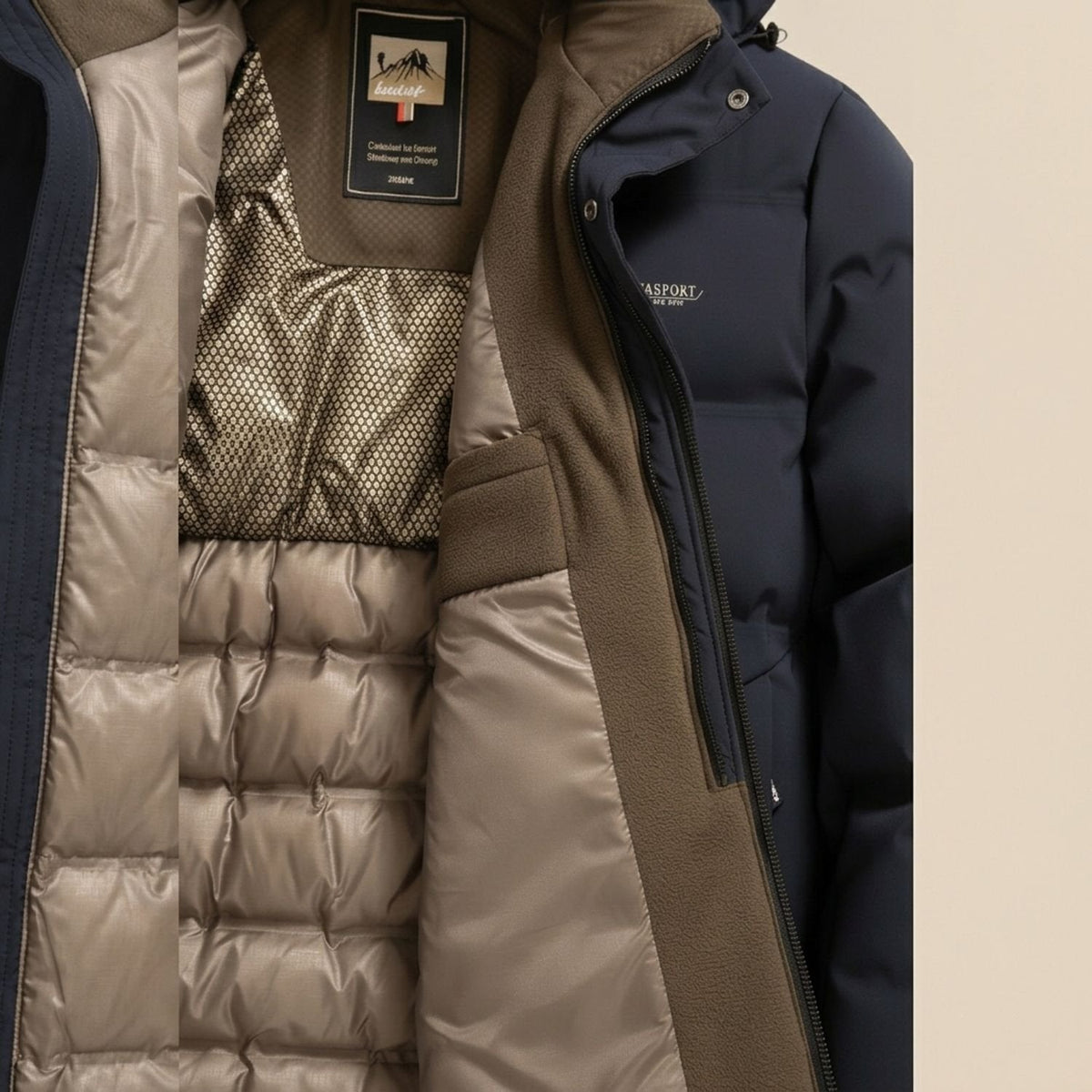 Combinatie van FELIX winterjas met boots voor stadslook