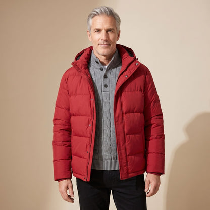 FELIX winterjas met doorlopende rits en zijzakken