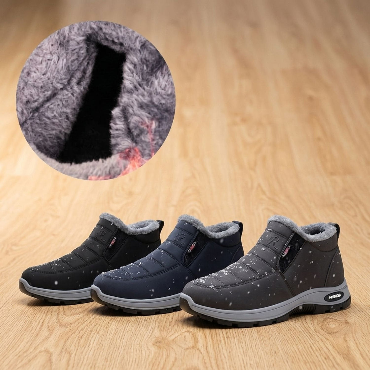 FLORIN instapboots gedragen met een jeans voor een casual winterlook