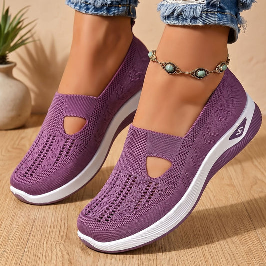 FREYA orthopedische instap sneakers voor dames in mesh materiaal