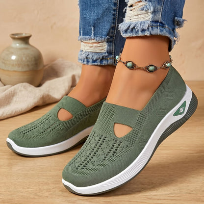FREYA sneakers met ademend mesh bovenwerk voor brede voeten