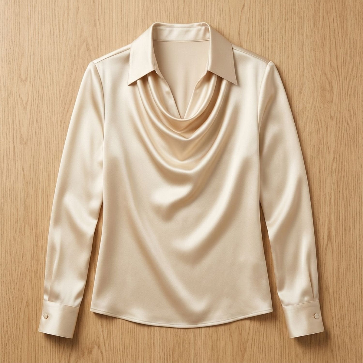 Model draagt de FRIEDA blouse in een stijlvolle outfit