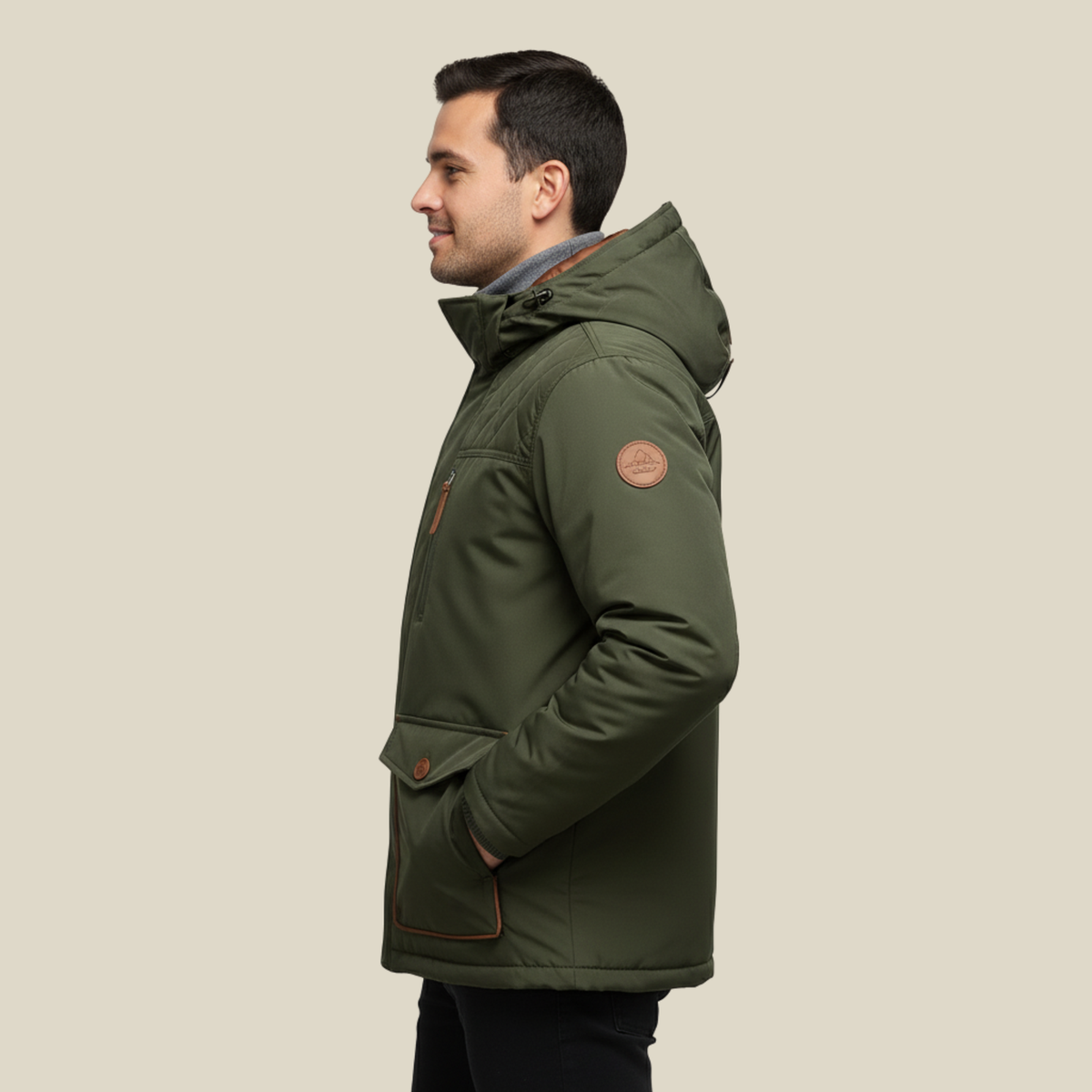 FROSTELL winterjas gecombineerd met casual winteroutfit