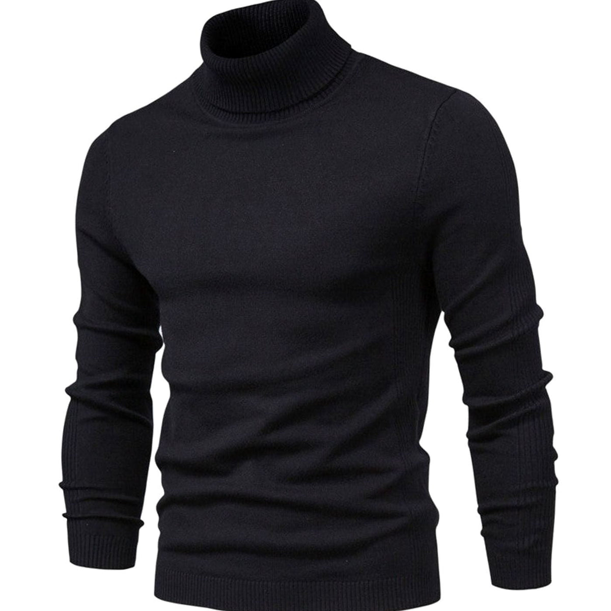 Heren slim-fit trui gedragen met chino en loafers