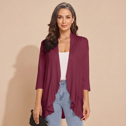 Dames vest in verschillende kleuren weergegeven