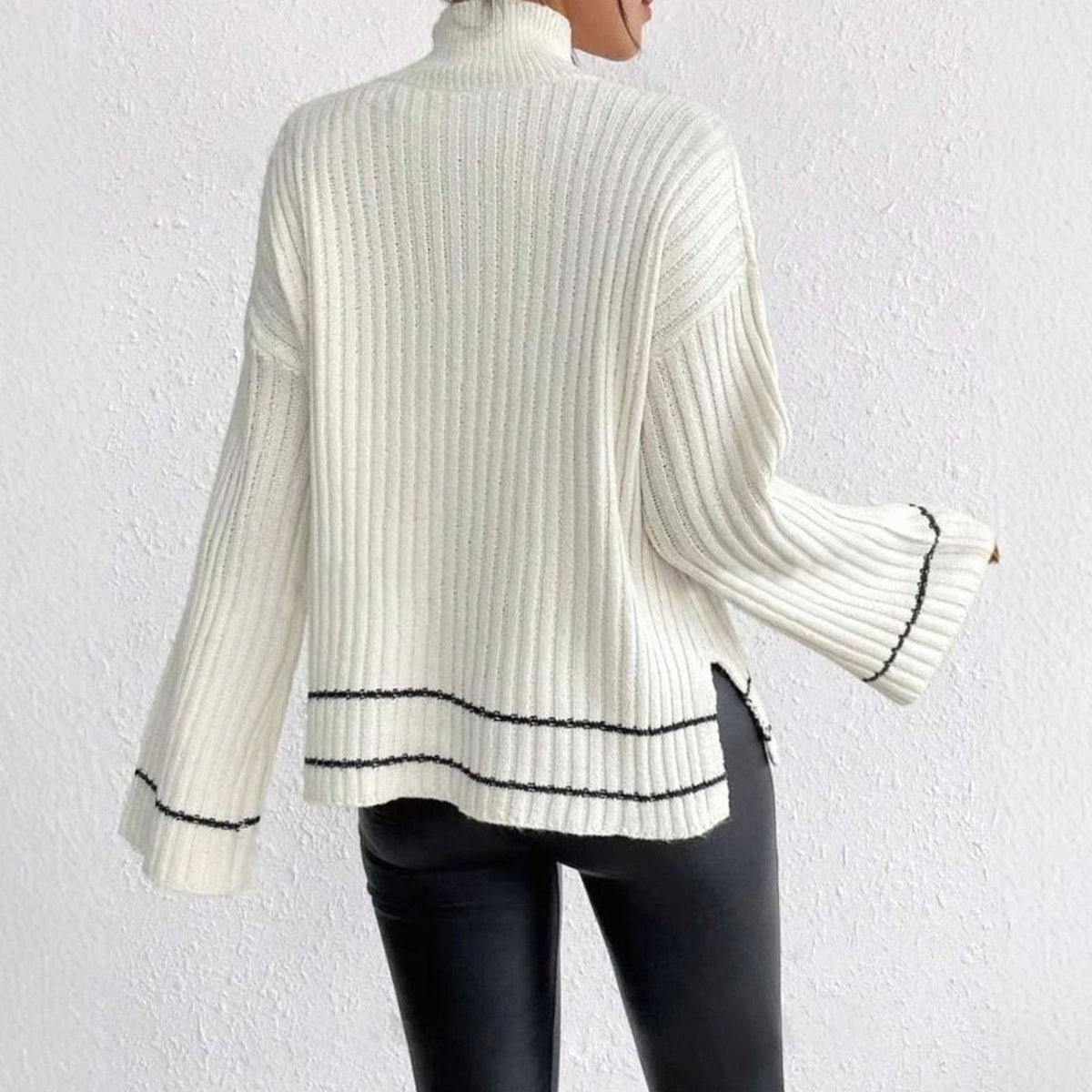NORAH coltrui gedragen met jeans, casual winterlook