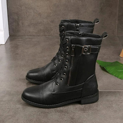 NOVA combat boots in grijze kleurvariant