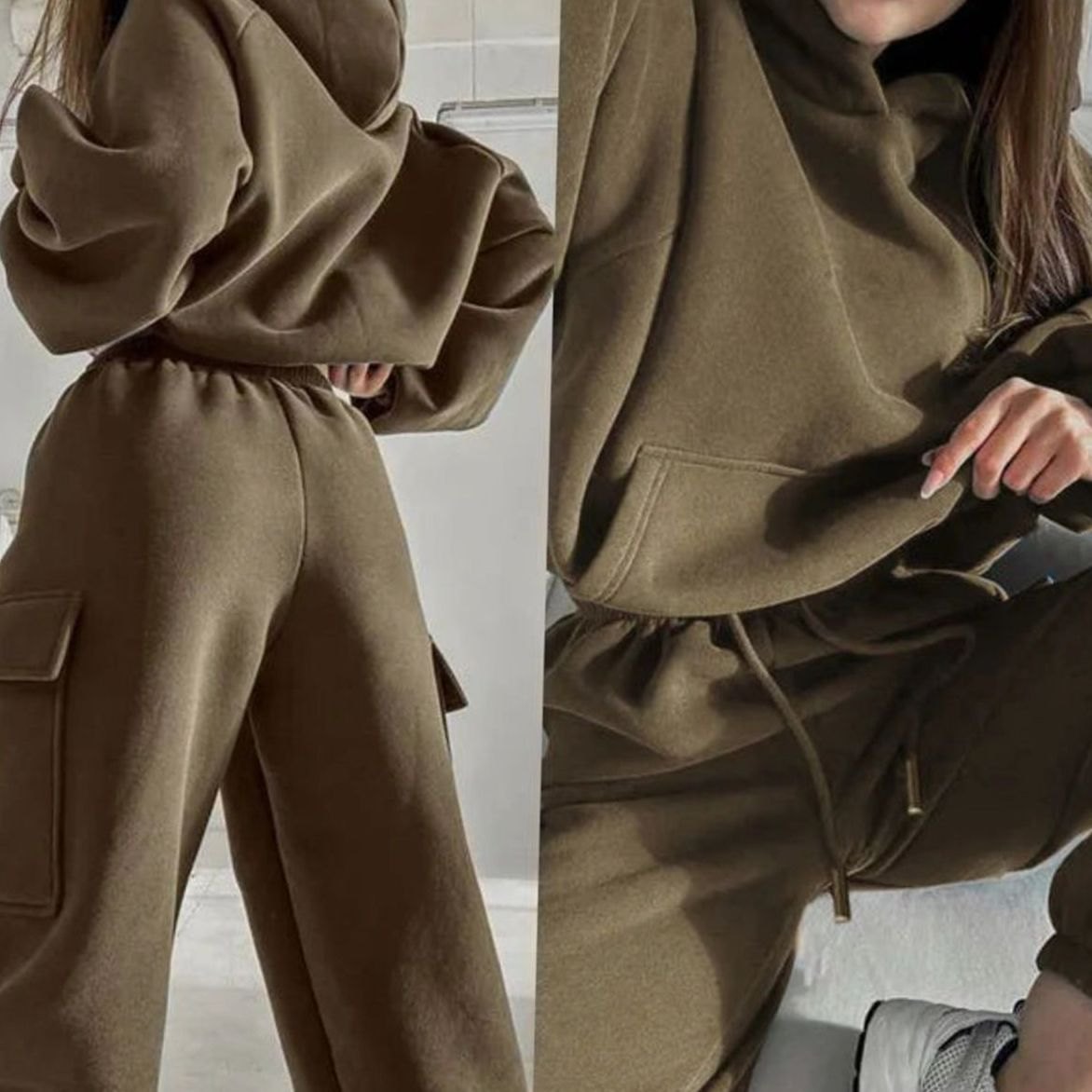 Cargo zijzakken op de joggingbroek van de RILEY tweedelige set