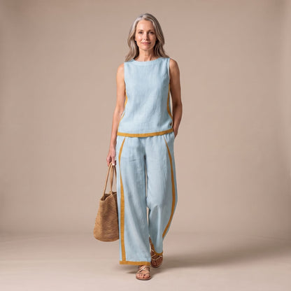 SERELLE set gestyled met sandalen voor een zomerse look