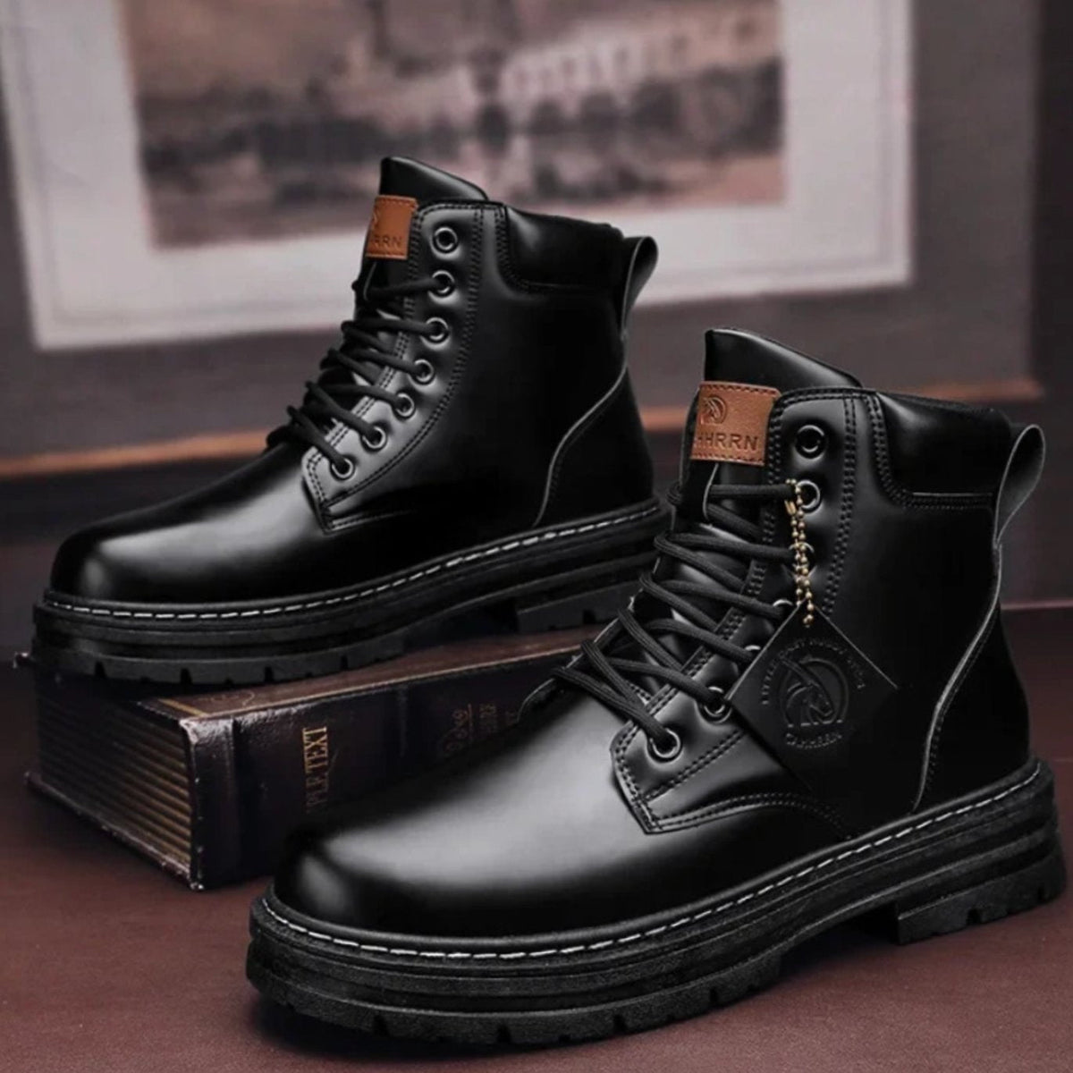 TORVAN veterboots gecombineerd met casual outfit